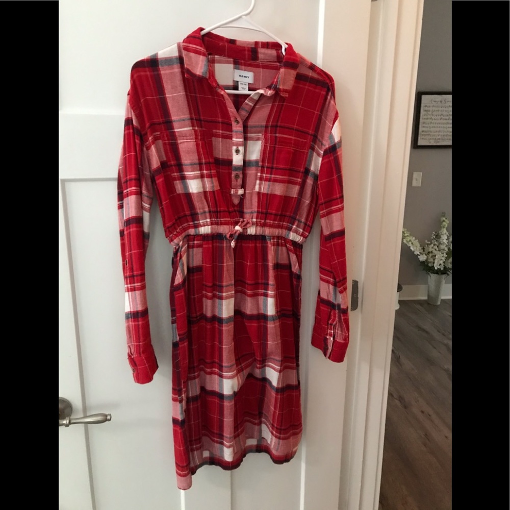 Girls Old Navy Flannel Dress